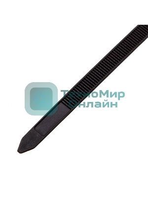 Хомуты Сибртех, 500 х 8 мм, пластиковые, черные, 50 шт.