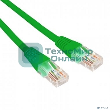 Патч-корд U/UTP Rexant cat.6, RJ45-RJ45, неэкранированный, 26AWG, LSZH, зеленый, 0.3 м