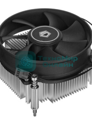 Кулер ID-COOLING DK-19 PWM серебристый/черный 92мм алюминий 2200rpm 26db 4-pin 95W 55мм