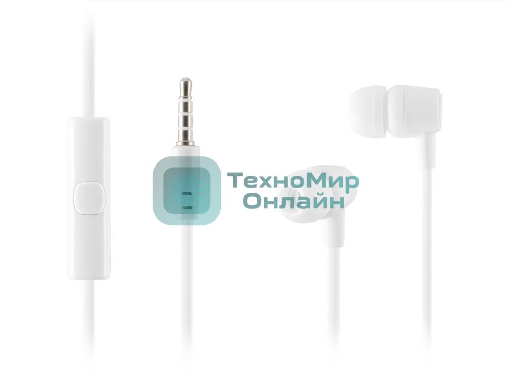 Проводные наушники Harper HV-107 белый, внутриканальные, проводной