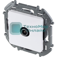 Розетка телевизионная проходная 14 дБ 5-862 мГц белый