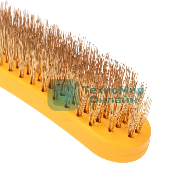 Щетка по металлу Kranz с пластиковой ручкой 260 мм
