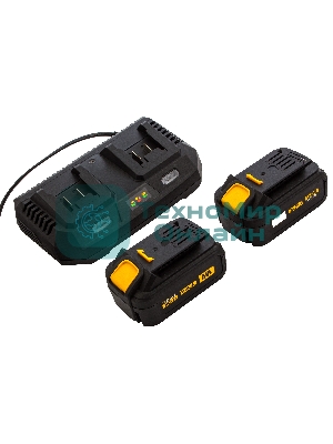 Цепная пила аккумуляторная бесщет. Denzel RCS400-36, Li-ion, 36 В, 4 А·ч, шина 400 мм/58610