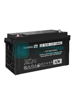 Комплект источника бесперебойного питания Exegate EX295997RUS + батарея 120Aч EX282988RUS 1шт (инвертор, синус, для котла, настенный) ExeGate FineSine SX-1000.LCD.AVR.2SH <1000VA/600W, чистая синусоида, цветной LCD-дисплей, AVR, 2*Schuko, линейно-интерактивный, крепление настенное/универсальное, черный> + батарея ExeGate DT 12120 (12В, 120Ач) 1шт