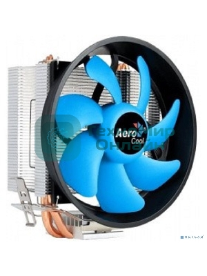 Кулер для процессора AeroCool/Formula Verkho 3 Plus серебристый, 120 мм, алюминий/медь, 2000 об/мин, 26.7 дБ, 4 pin, 125 Вт, 134 мм