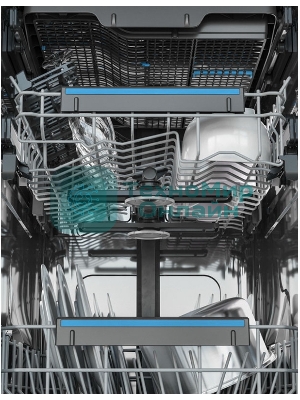 Встраиваемая посудомоечная машина ELECTROLUX EEG63410L/Встраиваемая узкая посудомоечная машина, загрузка на 10 комплектов посуды, сенсорное управление, 8 программ, 44.6x55x82 см, черный, сушка: стандартная (конденсация), индикация на полу: проекция дисплея