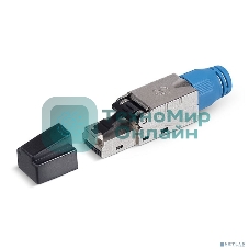 Разъем Cabeus, RJ45(8p8c), keystone, кат. 8, экр., металл, со вставкой