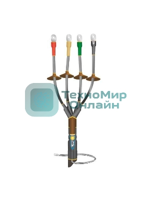 Муфта кабельная концевая наружной установки 1кВ КНТпН 4х(70-120мм) с болтовыми наконечниками Нева-Транс Комплект 22020097