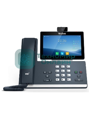 Телефон YEALINK SIP-T58W with camera, видеотерминал, Android, WiFi, Bluetooth, GigE, CAM50, без БП, шт