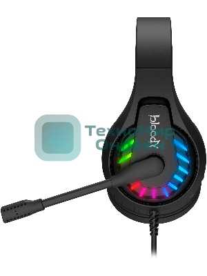 Гарнитура Bloody G230P чёрный, проводная, USB, подсветка