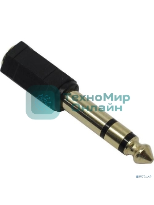 Переходник аудио Exegate EX284949RUS EX-AA-3F6M (6.35мм Jack M/3.5мм Jack F)