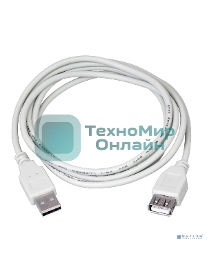 Кабель USB Rexant (шт. USB A - гн. USB A) 5 м, серый