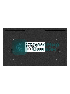 Коммутатор неуправляемый ExeGate EDES-1006D.4PoE-48W (6-портовый UTP 10/100 Base-Tx: 4 порта 802.3af (PoE), мощность PoE: 25W, суммарно 48W, 2 порта RJ45 uplink, настенный/настольный, металлический корпус)