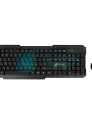 Комплект клавиатура+мышь Oklick 205MK беспроводной, USB, 1600 DPI, чёрный