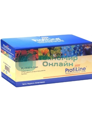 Картридж лазерный ProfiLine PL-CE321A для принтеров HP LJ CP1525N/CP1525NW/CM1415/1415fnw Cyan 1300 копий