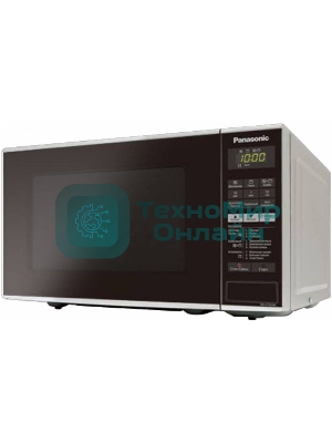 Микроволновая печь Panasonic NN-GT264MZPE серебристый/черный, 20 л, 800 Вт, переключатели - сенсор