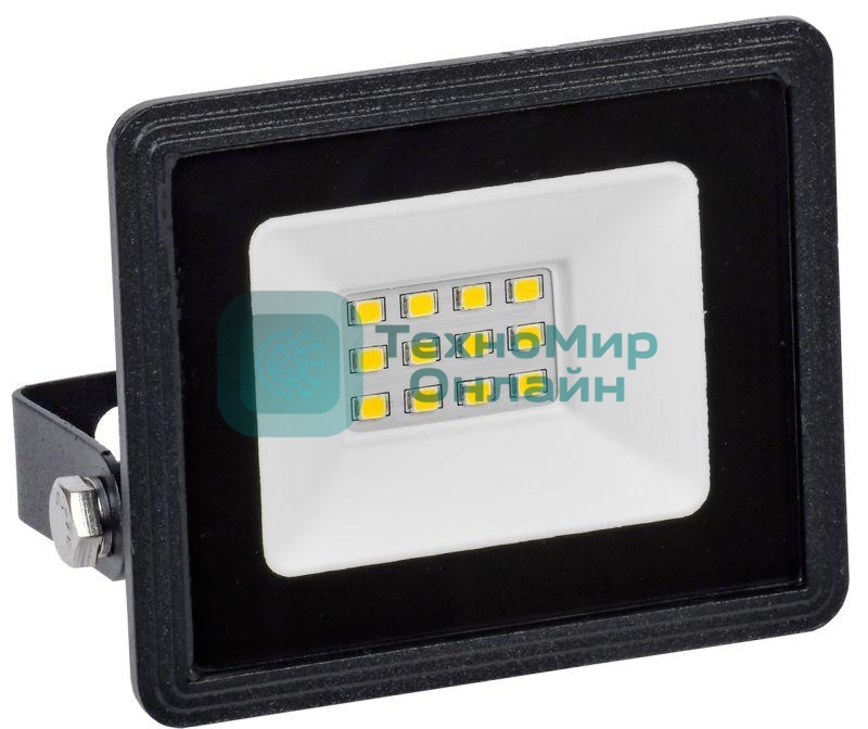 Прожектор светодиодный СДО 06-10 4000К IP65 черный IEK LPDO601-10-40-K02