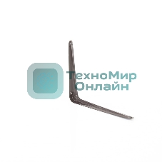 Кронштейн угловой с ребром Сибртех 200 х 250 мм, коричневый