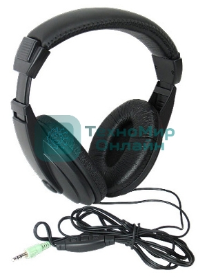 Наушники проводные Defender Gryphon HN-751 черный, накладные, 2 x Jack 3.5 мм