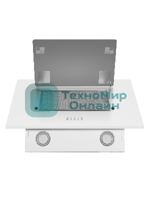 Вытяжка наклонная Maunfeld Tower 60 белый, 60 см, 700 куб. м/ч, 66 дБ