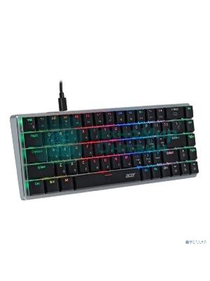 Клавиатура проводная Acer OKW302 (ZL.KBDCC.01C), USB, серебристый