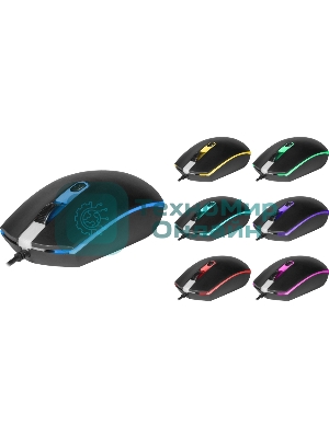 Мышь проводная Defender Dot MB-986 черный, 1600 dpi, USB, кнопки - 4