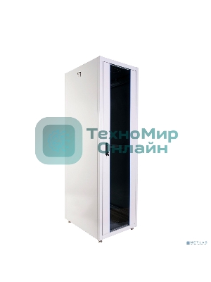 Шкаф телекоммуникационный напольный ЭКОНОМ 42U (600 × 600) дверь металл 2 шт.