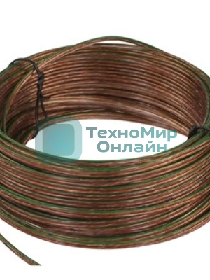 Акустический кабель Cablexpert CC-TC2x0,5-30M, прозрачный, 30 м, бухта