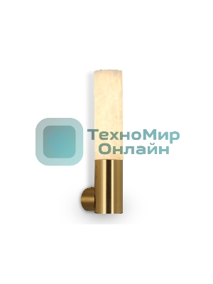 Настенный светильник Ambrella light LH53688 BS/WH латунь/белый 6W 3000K 85*60*300