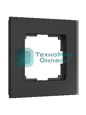 Рамка на 1 пост Senso (черный, стекло soft-touch) W0013108