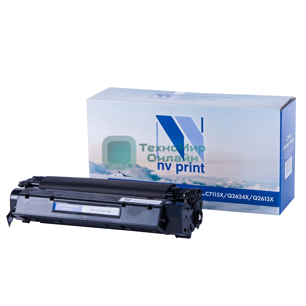 Картридж лазерный NVPrint совместимый HP C7115X/2624X/2613X для LJ 1000/1200/1150/1300 (3500k)