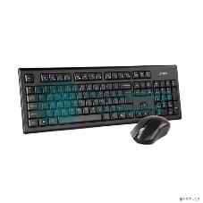 Комплект клавиатура+мышь A4Tech 3000NS беспроводной, USB, 1200 DPI, чёрный