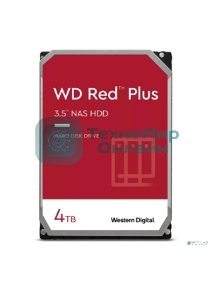 Жесткий диск Western Digital SATA 4Tb 6Gb/S 256MB RED PLUS WD40EFPX