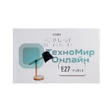 Светильник настольный СТАРТ CT83, E27, до 40Вт, 1,5м, черный