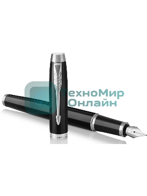 Ручка перьевая Parker IM Core F321 (CW1931644) Black CT, F, сталь нержавеющая, подарочная коробка