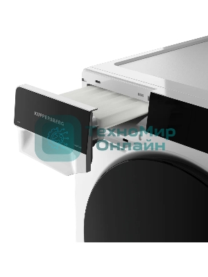 Сушильная машина Kuppersberg DM 590 W белый, 10 кг, сушка - тепловой насос, программ - 16, 60 x 85 x 62 см