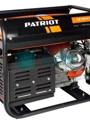 Электрогенератор бензиновый Patriot GP 6510AE, 5.5 кВт, 78 дБ, 80 кг