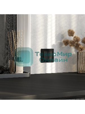 Рамка на 1 пост Senso (черный, стекло soft-touch) W0013108