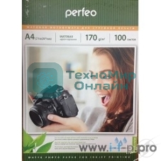 фотобумага Perfeo PF-MTA4-170/100 Бумага Perfeo матовая 100л, A4 170 г/м2 (M04)