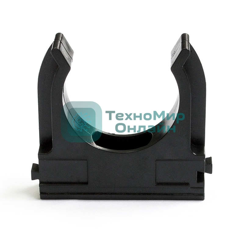 Крепеж-клипса Rexant для трубы ø 32 мм, черная (100 шт./уп.)