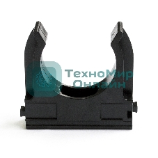 Крепеж-клипса Rexant для трубы ø 32 мм, черная (100 шт./уп.)