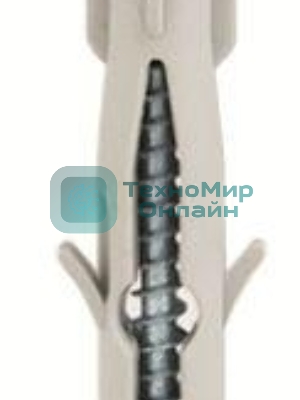 Комплект креп. F6 3.5х50 винт+дюбель (уп. 100 шт) ДКС CM06541