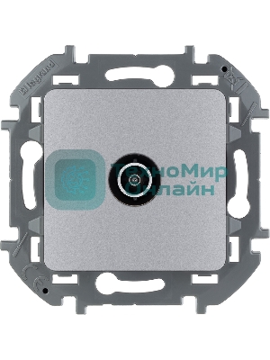 Розетка телевизионная проходная 14 дБ 5-862 мГц алюминий