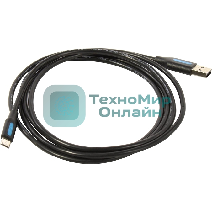 Кабель Vention USB 2.0 AM/micro B 5pin - 1.5м черный