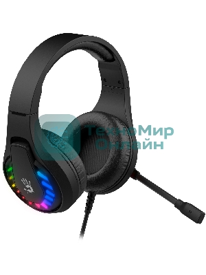 Гарнитура Bloody G230P чёрный, проводная, USB, подсветка