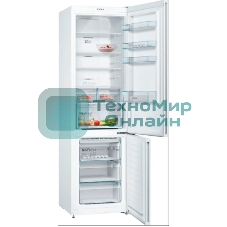 Холодильник Bosch KGN39XW30U белый двухкамерный 290/110л морозилка снизу, No Frost