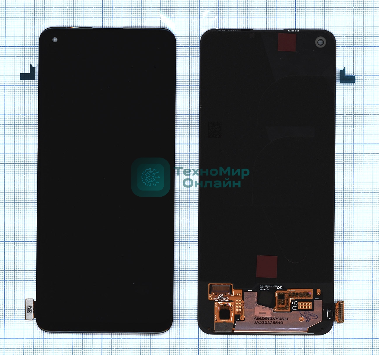 Дисплей для Realme 8 4G в сборе с тачскрином (orig lcd) черный