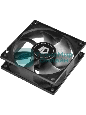 Вентилятор для корпуса ID-Cooling NO-8025-SD черный, 80 мм, 2000 об/мин, 21 дБ, 3 pin