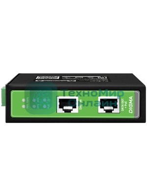 Инжектор PoE Digma DNP90W48GDXM 10/100/1000BASE-T 90Вт 37-57В(DC)