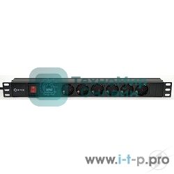 Аксессуар 5bites Блок розеток PDU619A-06 6S / AL / SWITCH / 1U / 19